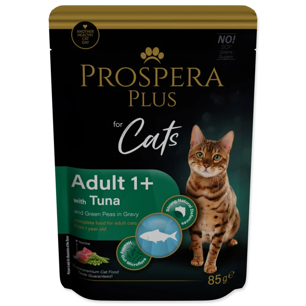 Kapsička Prospera Plus Adult 1+, Tuna, Peas 85 g