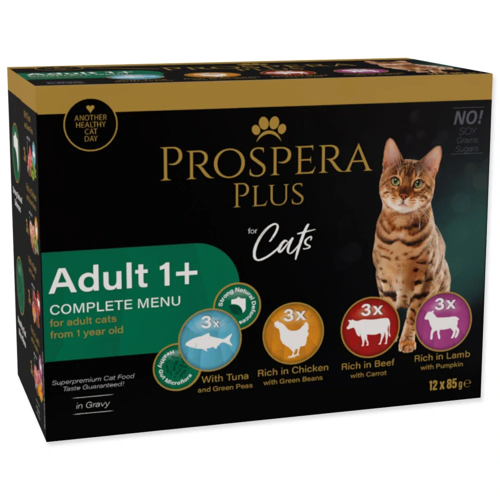 Kapsička Prospera Plus Adult 1+, 12 x 85 g
