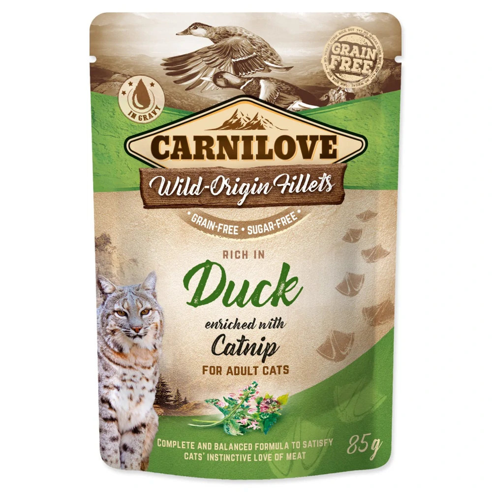 Kapsička Carnilove Cat kachna se šantou 85g