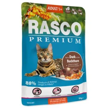 Kapsička Rasco Premium Adult kachna s rakytníkem 85 g