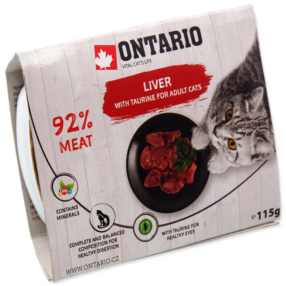 Vanička Ontario játra s taurinem 115 g