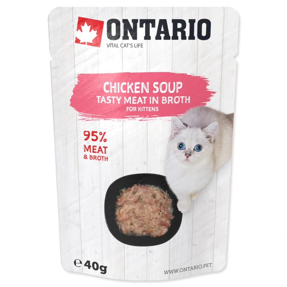Polévka Ontario Kitten kuře 40 g