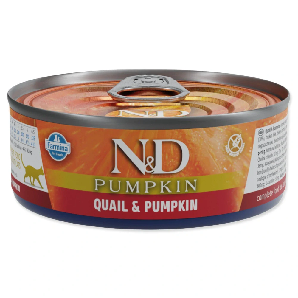 Konzerva N&D Cat Quail & Pumpkin 70 g