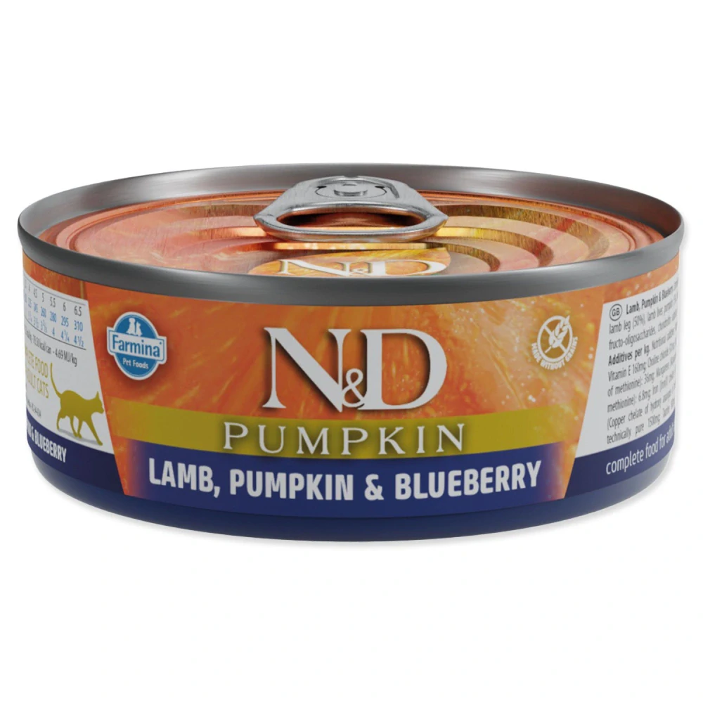 Konzerva N&D Cat Lamb, Pumpkin & Blueberry 70 g