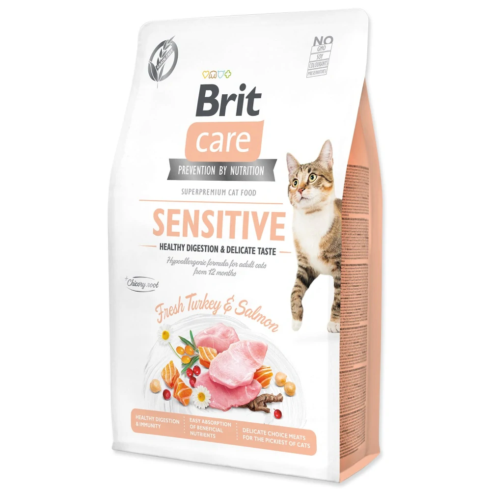 Krmivo Brit Care Cat Grain-Free Sensitive Healthy Digestion & Delicate Taste 2kg