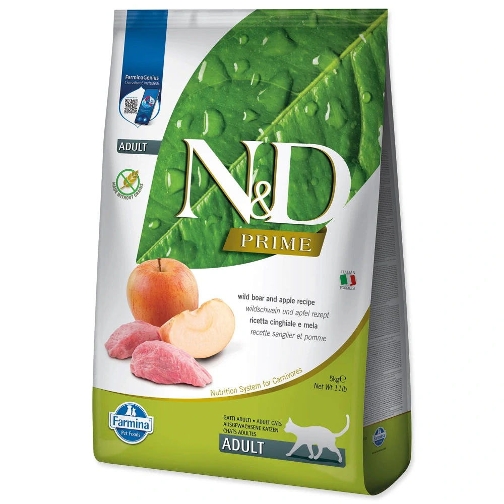 Krmivo N&D Cat Prime Wild Boar & Apple 5kg