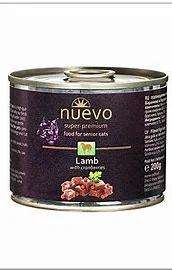 Nuevo kočka Senior Jehněčí s brusinkami konz. 200g