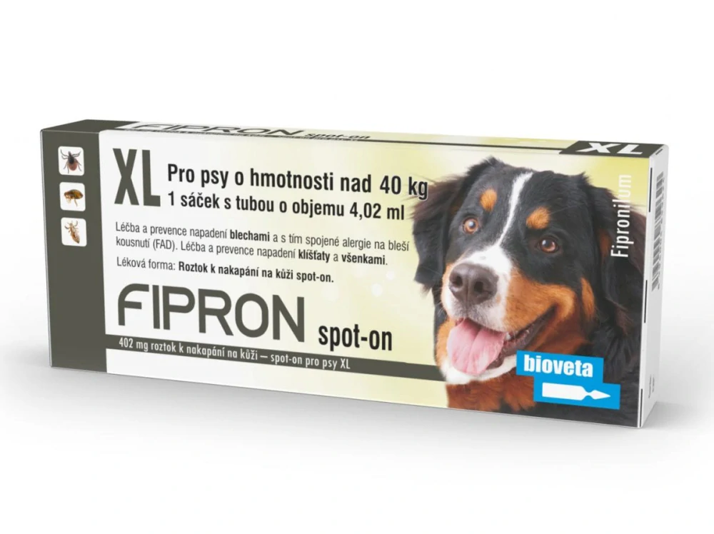 Fipron 402mg Spot-On pes nad 40kg 1 pipeta