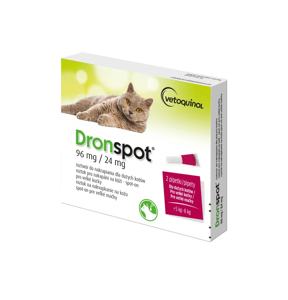 Dronspot Spot-On kočky 5-8kg - 2 pipety