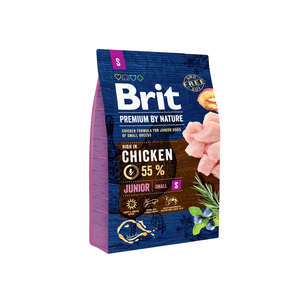 Brit Premium Dog by Nature Junior S 3kg
