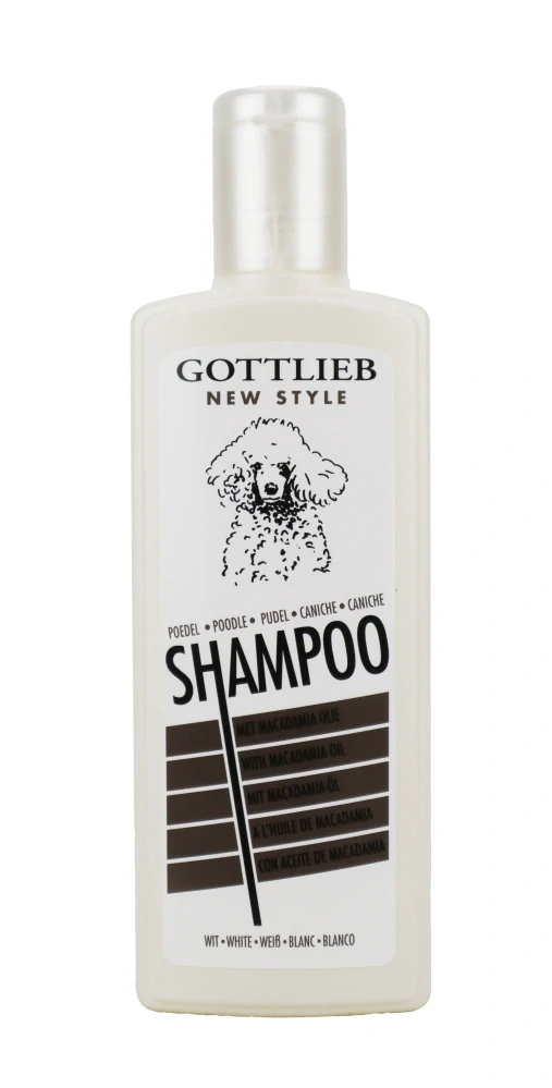 Gottlieb šampon Pudl s makadam.olej White 300ml