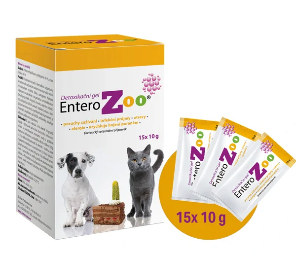 Entero ZOO detoxikační gel 15 x 10g