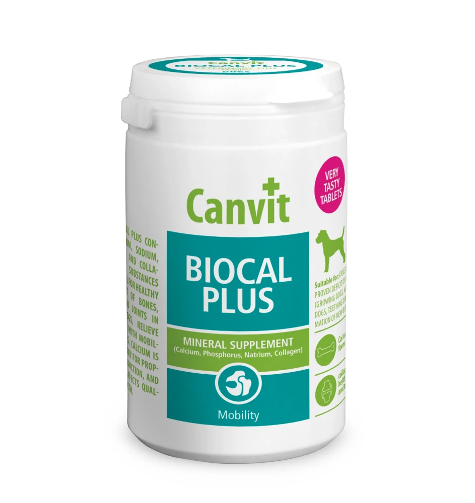Canvit Biocal Plus pro psy ochucený 1kg