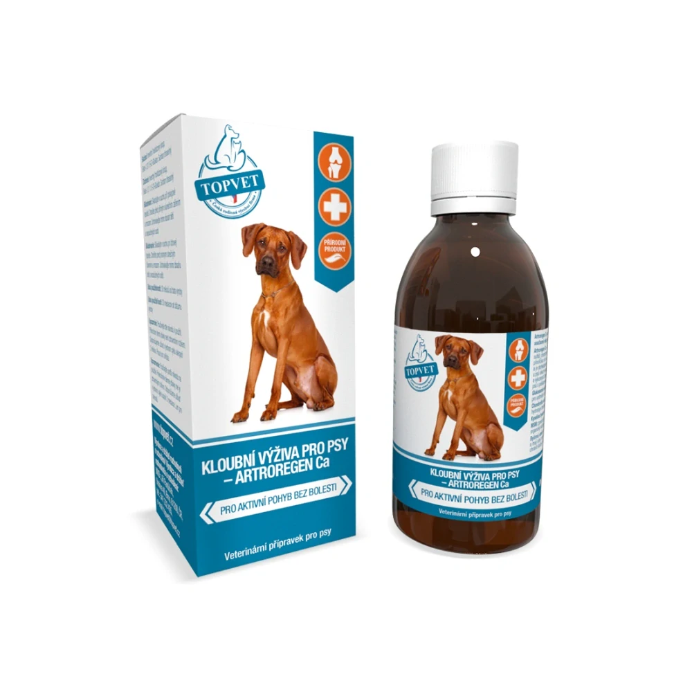 Kloubní výživa Artroregen sirup pro psy TOPVET 200ml