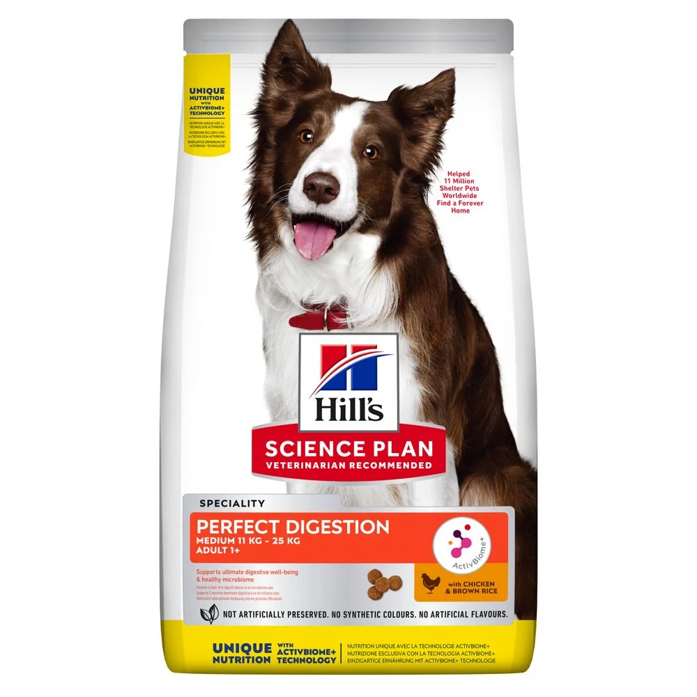 Hill's Can. SP Perfect Digestion Medium Chick Rice14kg