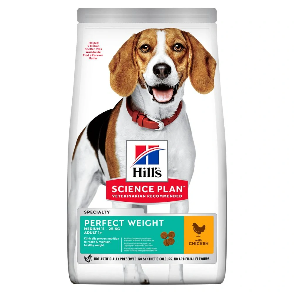 Hill's Can. SP Perfect Weight Adult Medium Chicken12kg