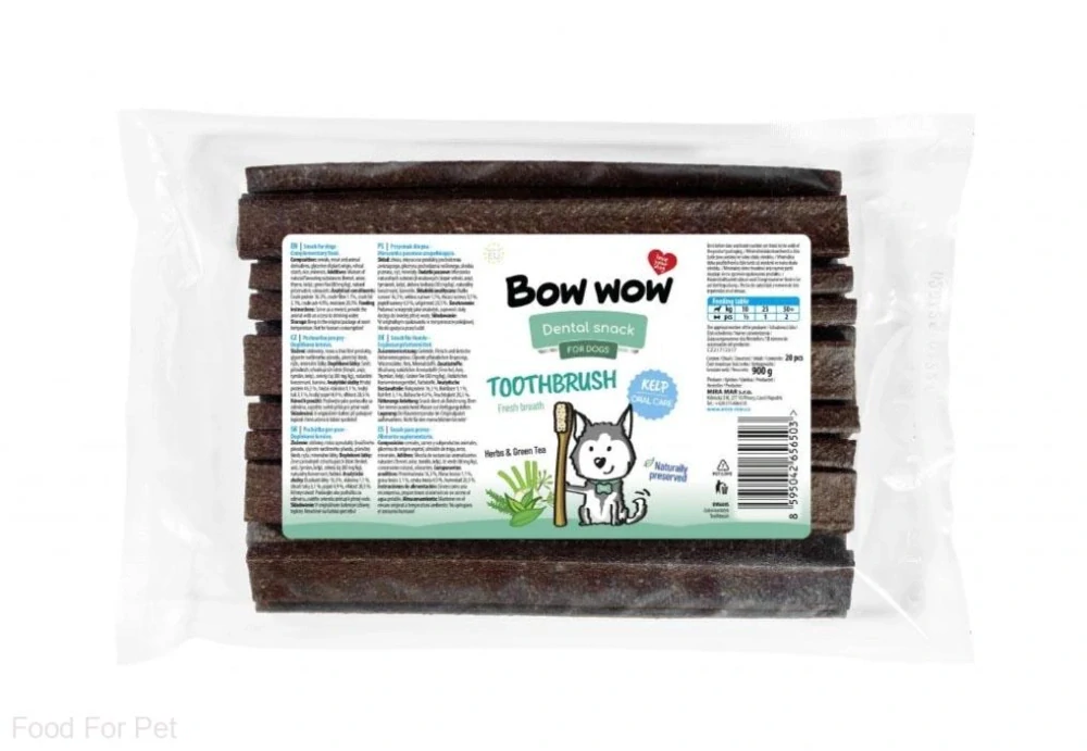 Bow wow poch. Zubní kartáček 21cm 20ks