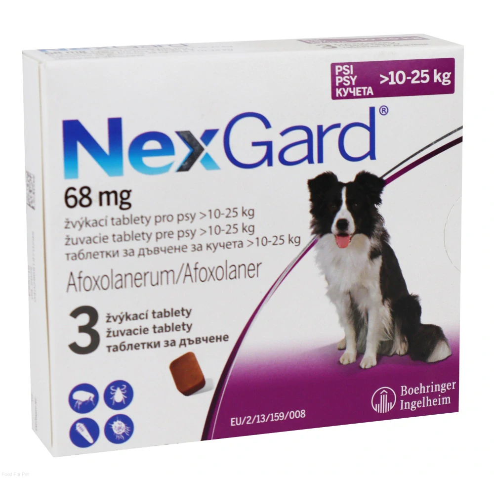 NexGard L (10-25kg) 3 tablety