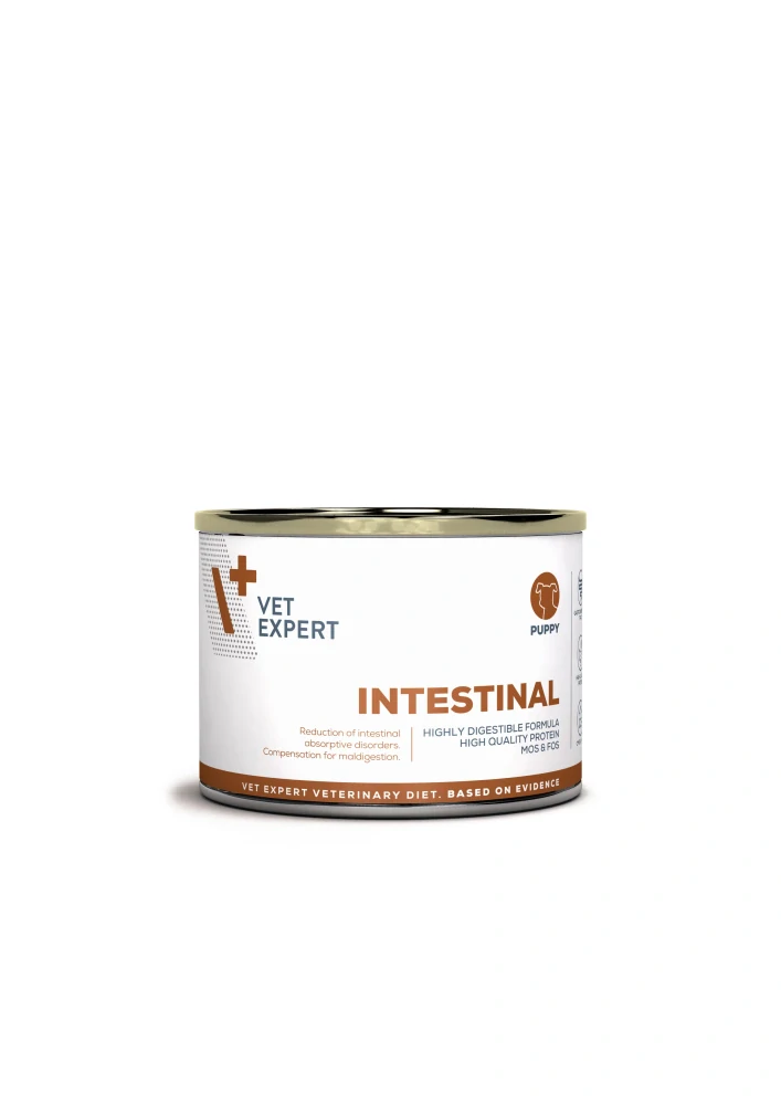 VetExpert VD 4T Intestinal Dog Puppy konzerva 200g