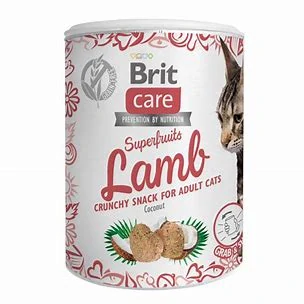 Brit Care Cat Snack Superfruits Lamb 100g