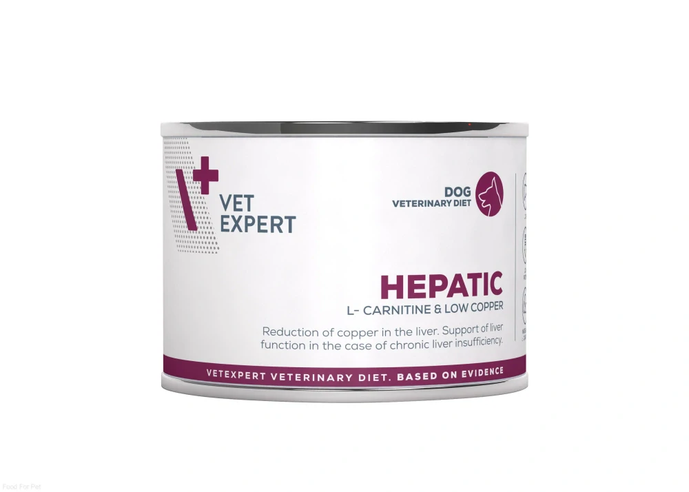 VetExpert VD 4T Hepatic Dog konzerva 200g
