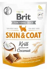Brit Care Dog Functional Snack Skin&Coat Krill 150g