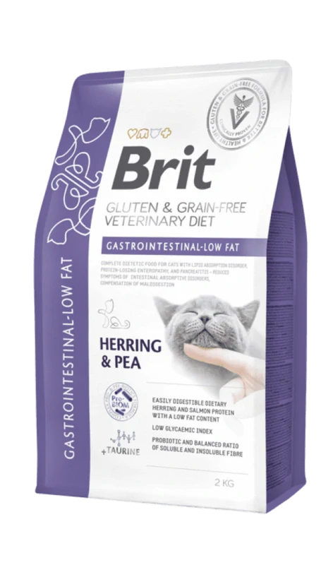 Brit VD Cat GF Gastrointestinal-Low fat 2kg