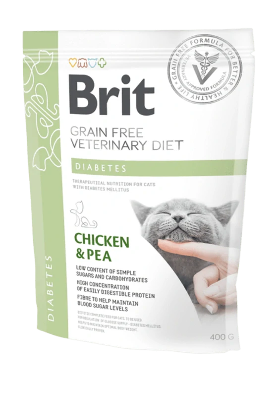Brit VD Cat GF Diabetes 400g