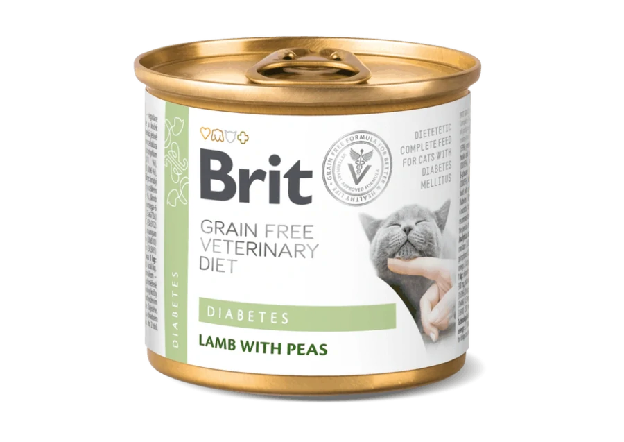 Brit VD Cat GF konz Diabetes 200g