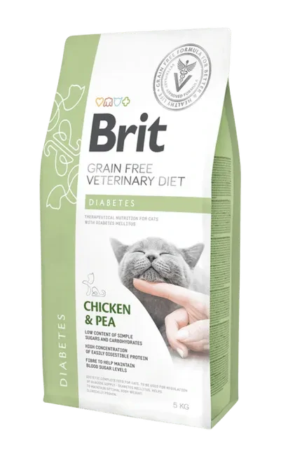 Brit VD Cat GF Diabetes 5kg