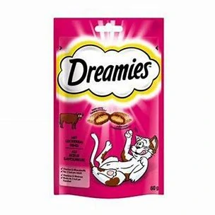 Dreamies kočka pochoutka s hovězím 60g