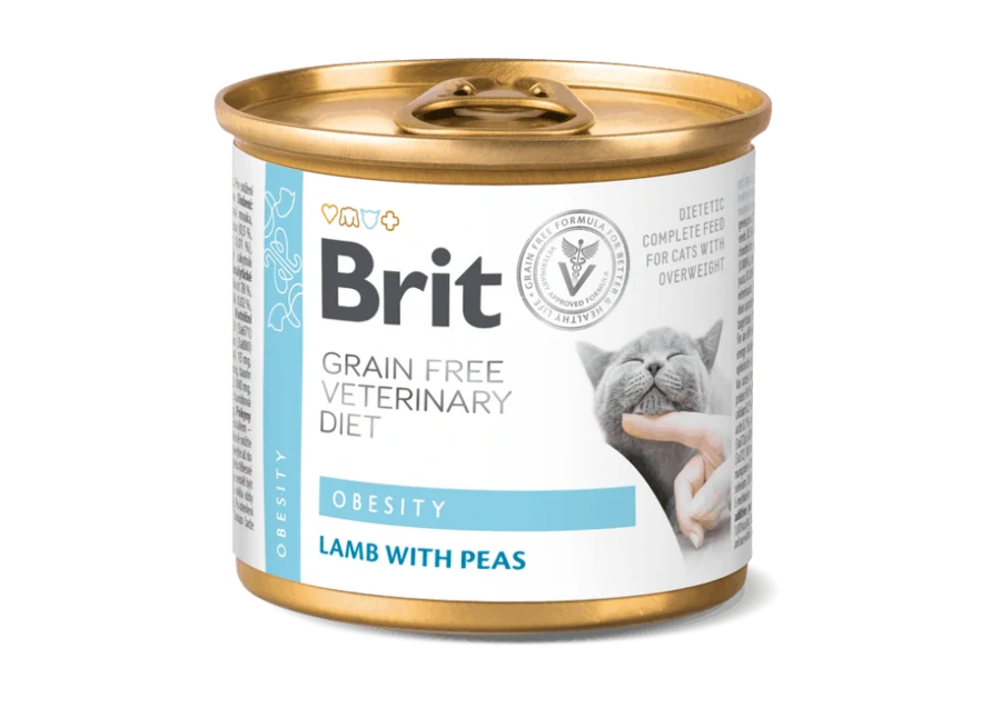 Brit VD Cat GF konz Obesity 200g