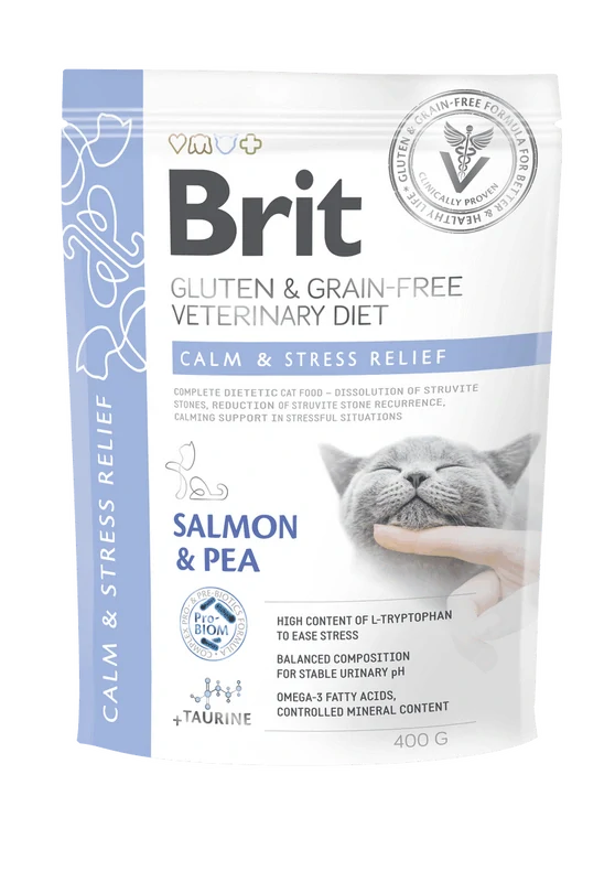 Brit VD Cat GF Care Calm&Stress Relief 400g