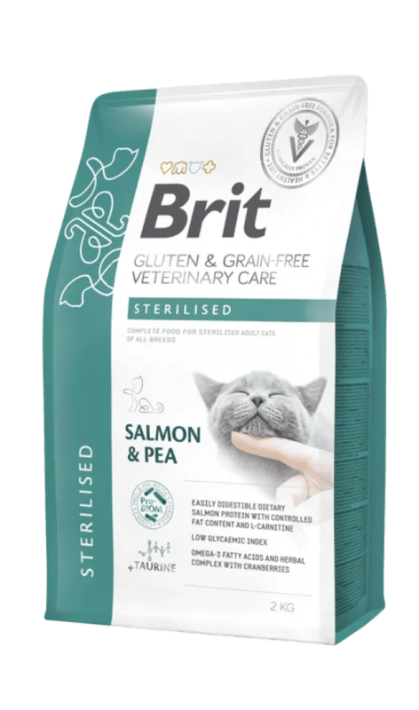 Brit VD Cat GF Care Sterilised 2kg