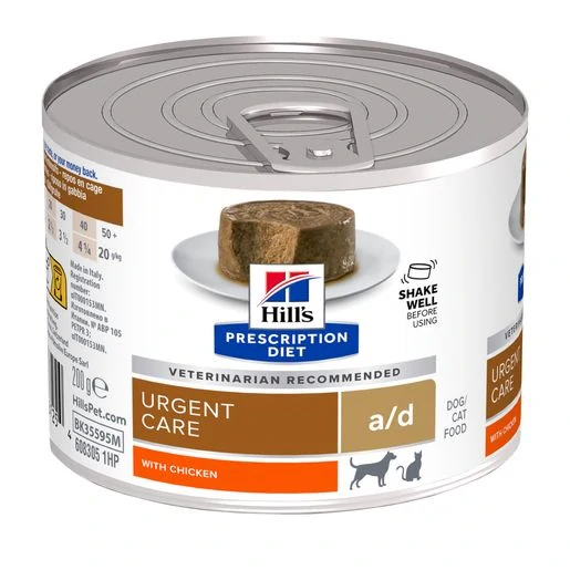 Hill's Can/Fel. PD A/D Urgent Care Chick. Konz. 200g