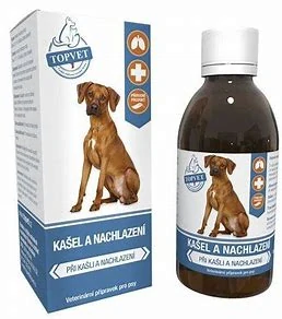 Kašel a nachlazení sirup pro psy TOPVET 200ml