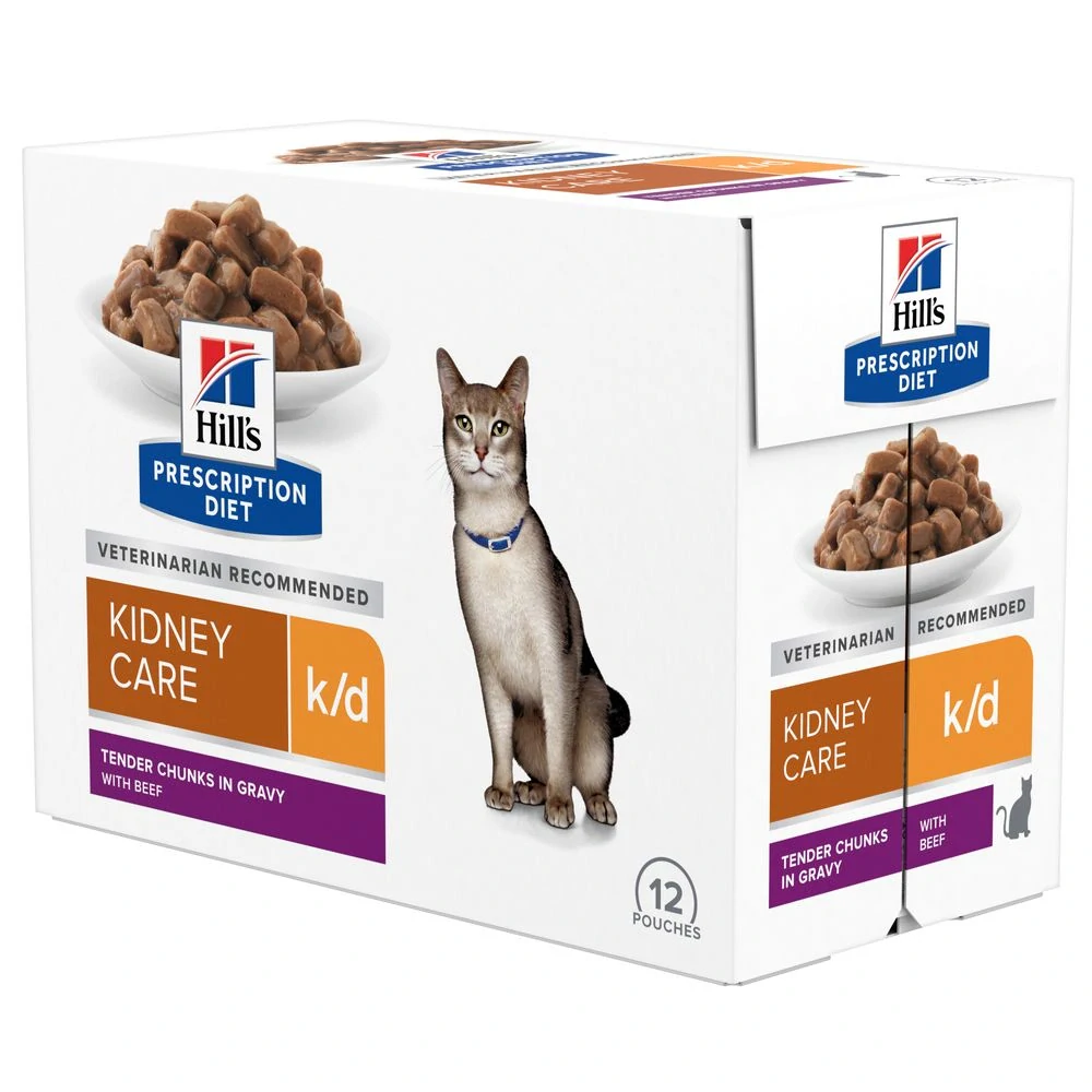 Hill's Fel. PD K/D Kidney Care Beef kapsa 1 x85g