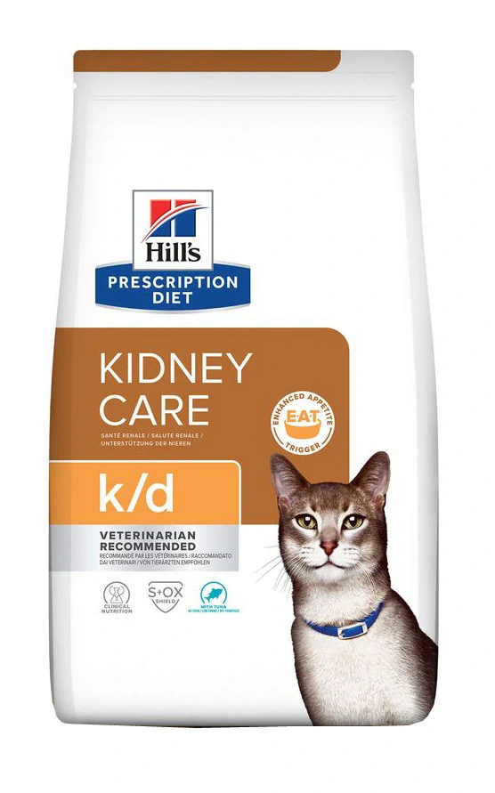 Hill's Fel. PD K/D Kidney Care Tuňák 3kg