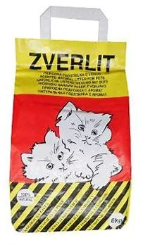 ZVERLIT červený hrubá s vůní Podestýlka kočka 10kg
