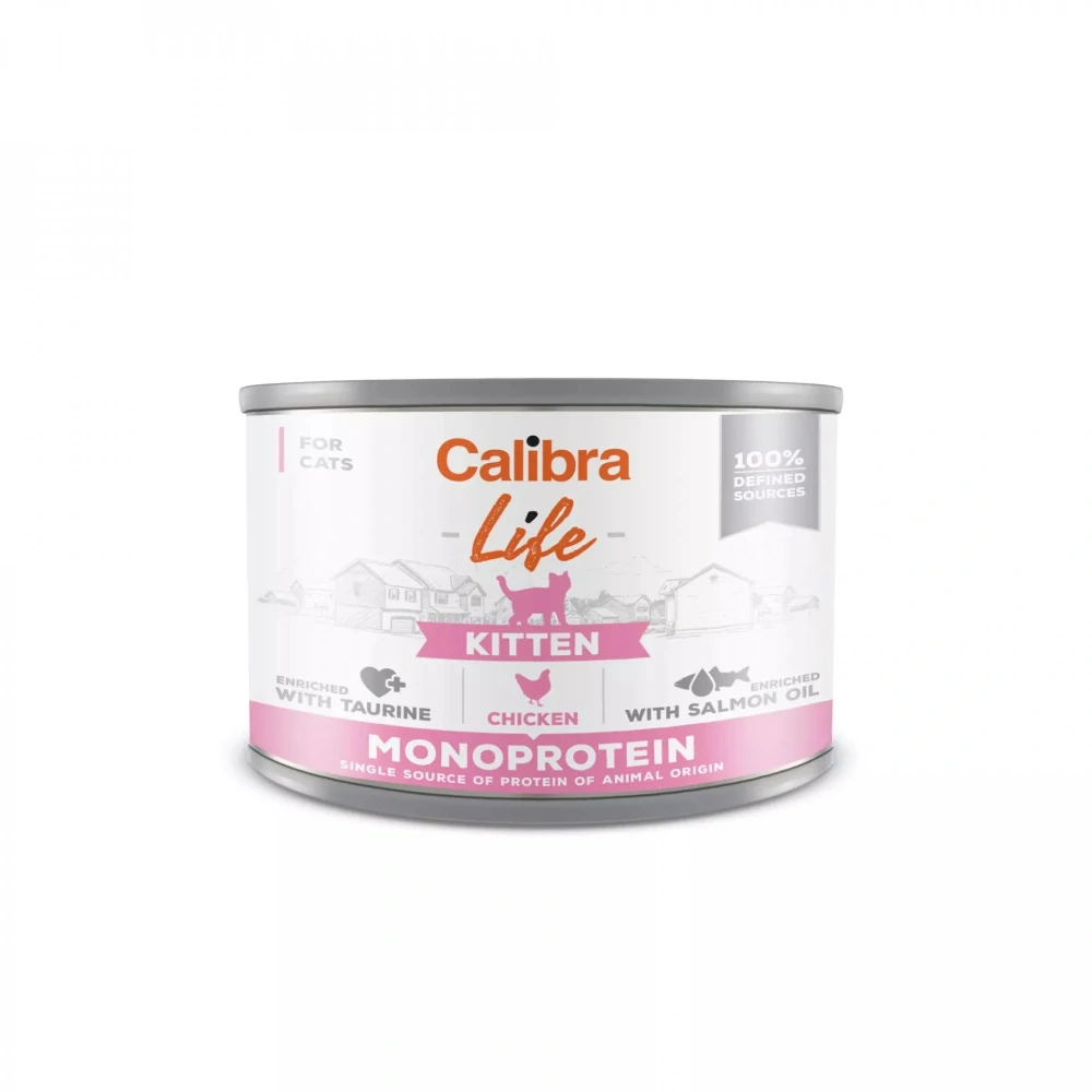 Calibra Cat Life konz.Kitten Chicken 200g