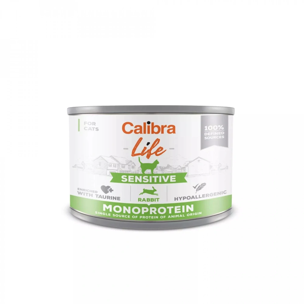 Calibra Cat Life konz.Sensitive Rabbit 200g