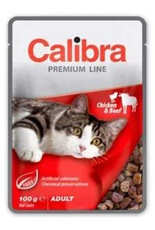 Calibra Cat kapsa Premium Adult Chicken & Beef 100g