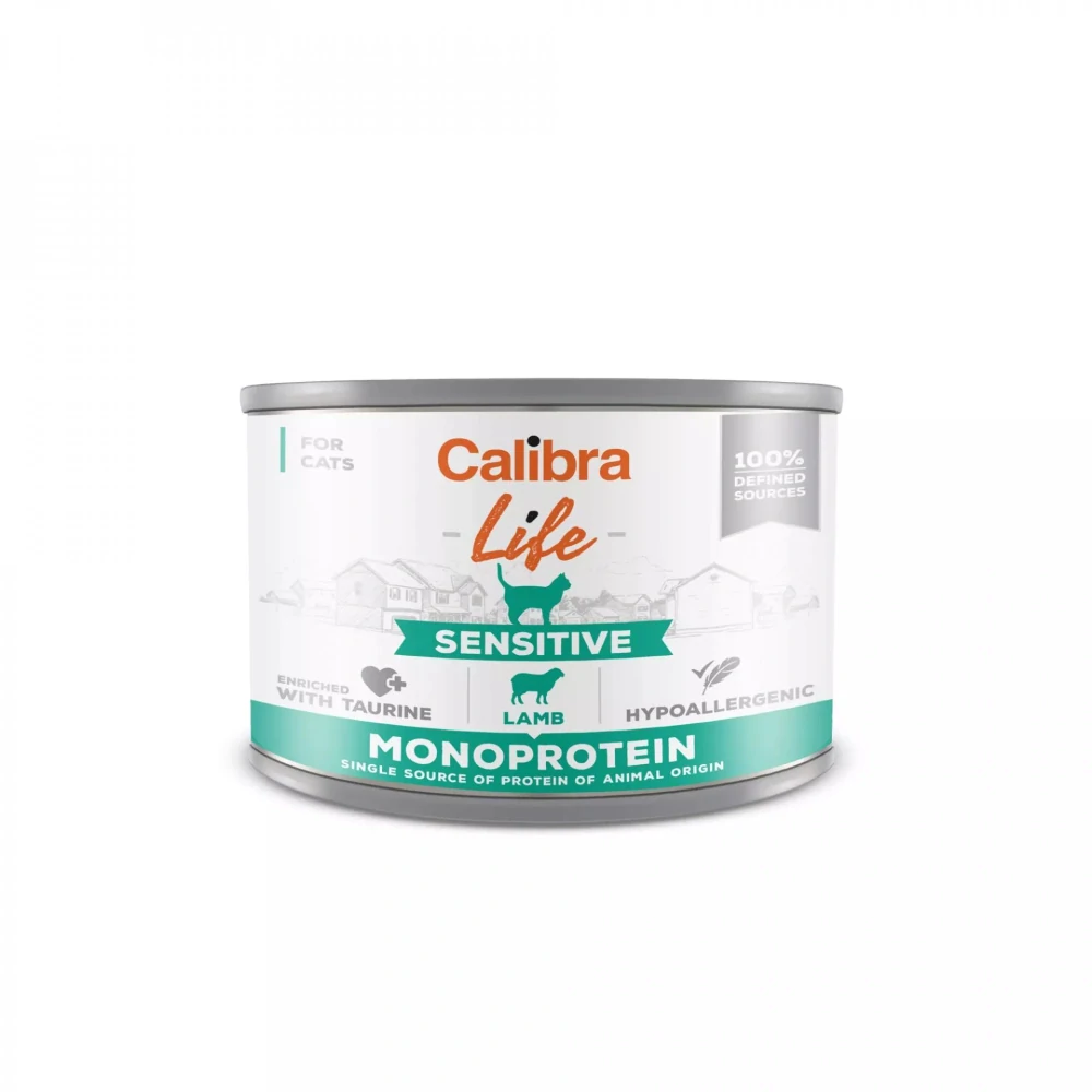 Calibra Cat Life konz.Sensitive Lamb 200g