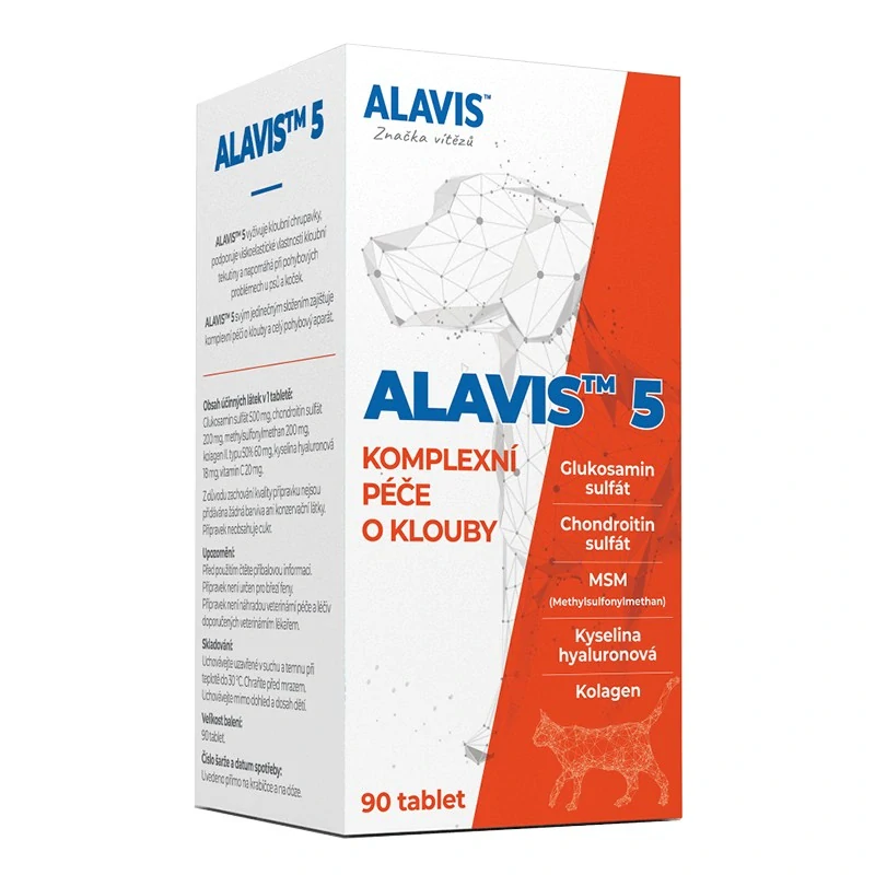 Alavis 5 pro psy a kočky 90tbl