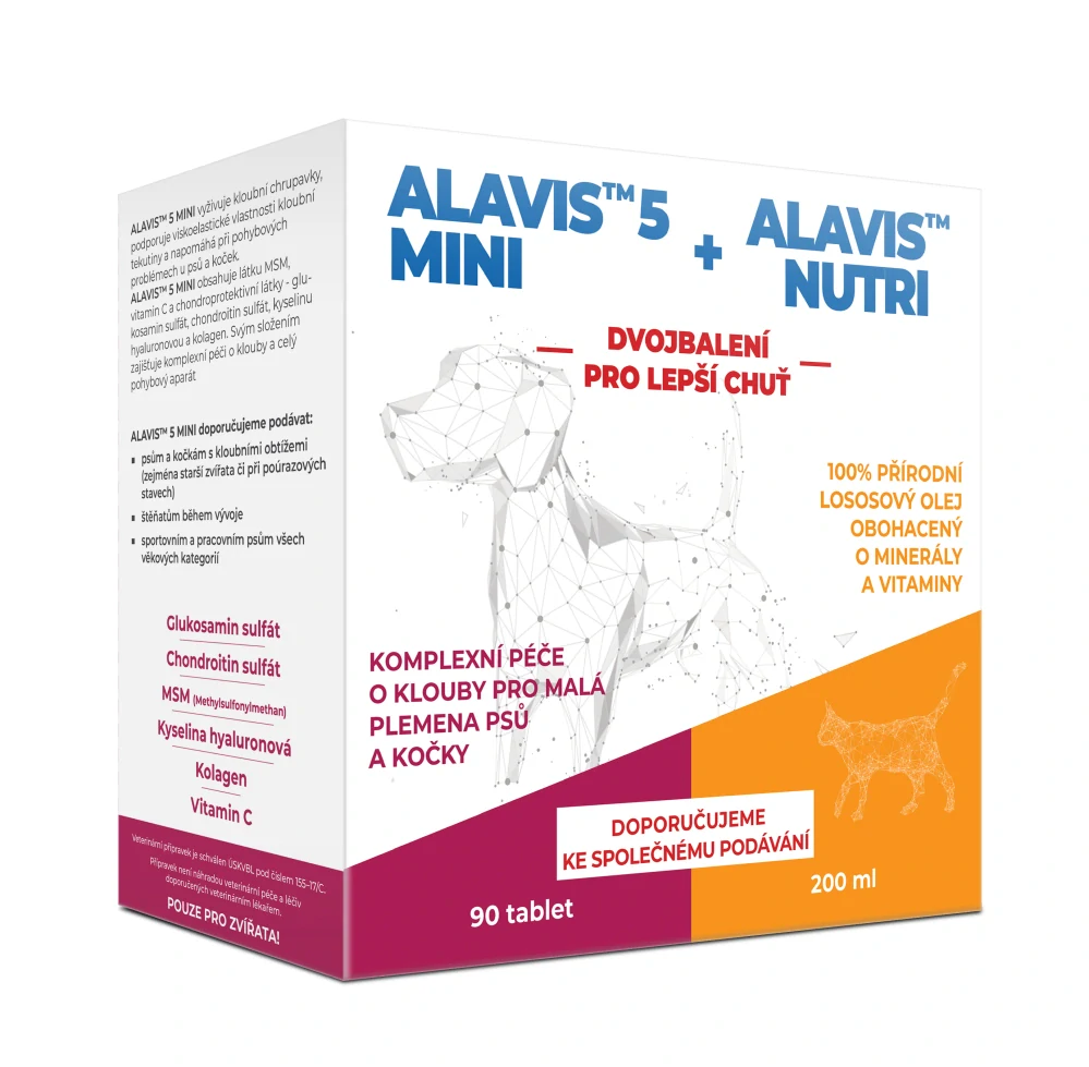 Alavis 5 MINI 90 tbl + Alavis Nutri 200ml