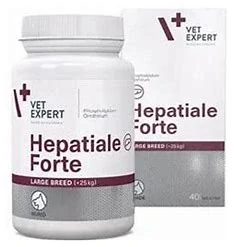 VetExpert Hepatiale Forte Velká a Obří plemena psů 40tbl