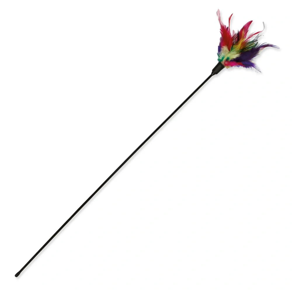 Hračka Trixie šidítko s pírky 50cm