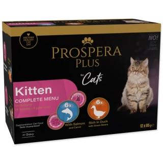 Kapsička Prospera Plus Kitten, 12 x 85 g