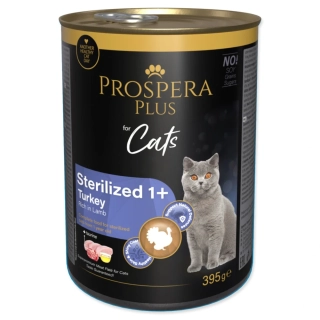 Konzerva Prospera Plus Sterilized 1+ Krůtí paté, bohaté na jehněčí 395 g