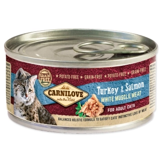 Konzerva Carnilove WMM Adult Cats krůta a losos 100g